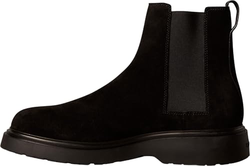 Calvin Klein Herren Chelsea Boots Combat aus Wildleder, Schwarz (Triple Black), 41 – Ansicht 8