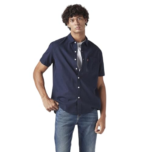 Image of Levi's Men's Solid Slim Fit Shirt White