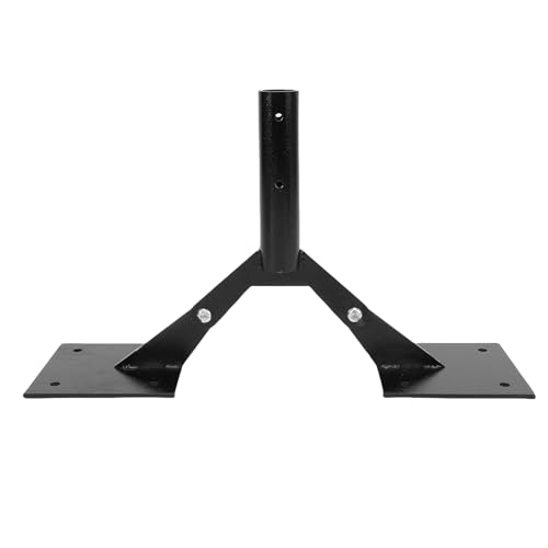 Cryfokt Garden Weathervane Carbon Steel Roof Mount, Angle Adjustable Wind Vane Bracket with Hardware, Weather...