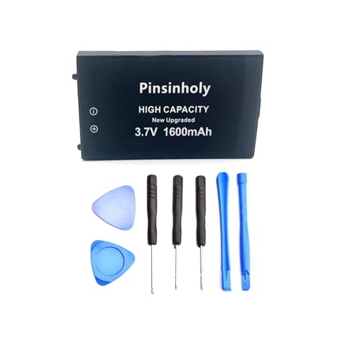Pinsinholy Gameboy Advance SP GBA Battery, Upgraded High Capacity Rechargeable Lithium-ion Battery for Nintendo GBA SP Gameboy Advance SP AGS-001, SAM-003