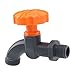 Leapiture Hose Bibb Water Valve Garden Water Hose Bibb Garden Spigot Multifunctional Plastic Steel Outdoor Water Spigot for Aquarium Fish RV Farm