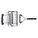 Weber Cheminée d’Allumage Compacte Rapidfire , Métal & Amazon Basics Brosse de nettoyage triangulaire pour grille de barbecue 30,5 cm