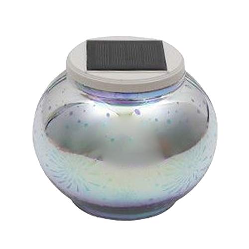 Flameer 2 Peças Cor Mudança Mosaico Luzes Solares Bola De