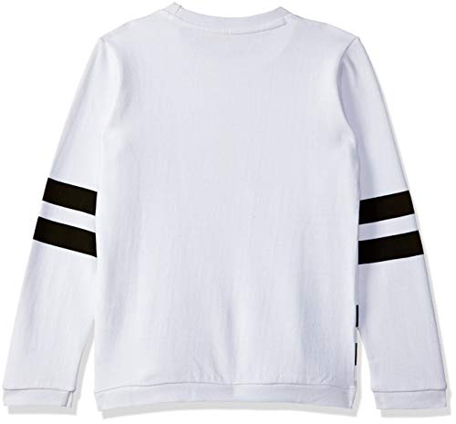 Image of Cloth Theory Boys Cotton Round Neck Sweatshirt(CTKDWINCN013 White 3 - 4 years)