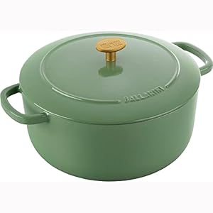 BALLARINI Bellamonte Cast Iron 6-qt Round Dutch Oven – Saggio Green