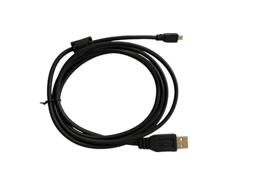 Image of USB Cable Data Sync Transfer 8Pin Cord Compatible for Sony Digital Camera Cybershot Cyber-Shot DSCH200 DSCH300 DSCW370 DSCW800 DSCW830 DSC-H200 DSC-H300 DSC-W370 DSC-W800 DSC-W830 (1.5M)