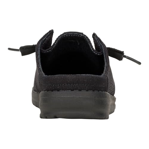HEYDUDE Women's Wendy Slip Stretch Sox Slip On Mule, Black, Size 12 - image 4