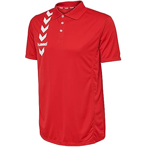 Polo de entrenamiento hummel rojo 100% poliéster Cover