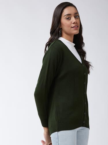 Image of Pivl Womens Winter Season V Neck Full Sleeves Sweater /Cardigan