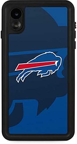 Skinit Waterproof Phone Case Compatible with iPhone XR - Officially Licensed NFL Buffalo Bills Double Vision Design