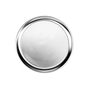 Thunder Group ALPTWR014 Pizza Tray, 14″, Wide Rim, Solid, Aluminum, Pack of 12