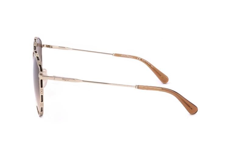 Sunglasses FERRAGAMO SF 264 S 796 Gold-caramel3
