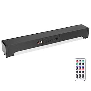 LED Bluetooth-luidspreker, computerluidspreker Kleur veranderend licht Plug en Play-afstandsbediening voor tv