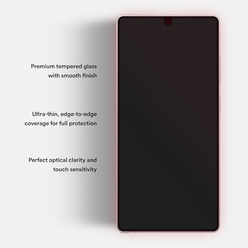 Image of BodyGuardz Red Light Converter Screen Protector - Passive Red Light Therapy for Face - Promotes Better Sleep, Healthier Skin, Reduced Eye Strain - 9H Tempered Glass, Easy Install (Galaxy S26 Ultra)