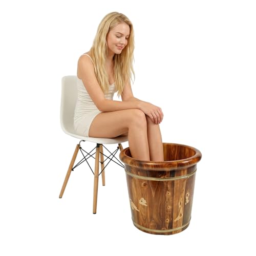 Barril de Madera para Spa de Pies 15.75in