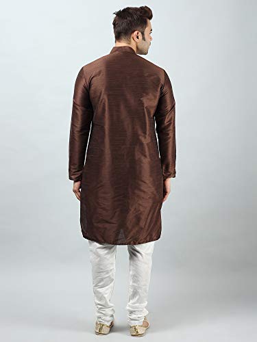 Image of Silk Blend Men's Kurta Pyjama Set /Kurta Pajama for Men