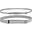 Wide & Skinny Silver 2pk