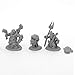 Reaper Mini Bloodstone Gnome Heroes (2) #44048 Bones Black Unpainted Plastic