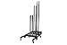 Premier Mounts BW-Base Dual Pole Cart Base