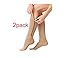iEase 2 Pairs Compression Socks Women 15-20 mmhg Open Toe Leg Support Stocking Knee High Socks with Zipper