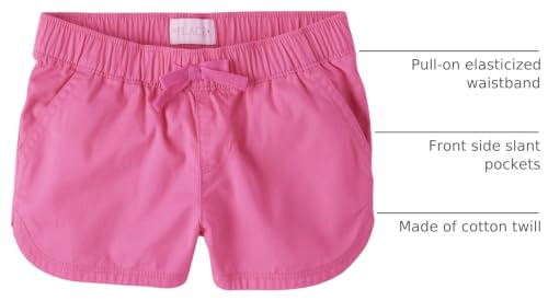 Image of The Children's Place Girls' Twill Pull on Shorts