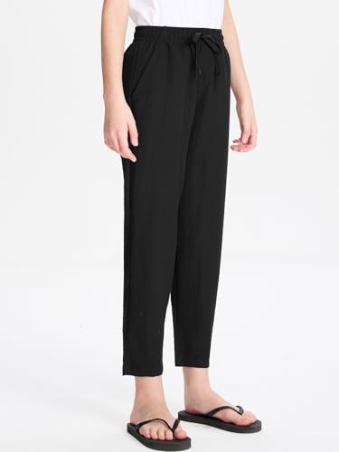 DEVOROPA Youth Boys Quick Dry Casual Pants Kids Lightweight Summer Beach Hiking Active Athletic Pants Pockets2