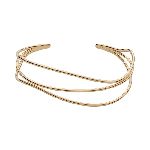 Bracelet manchette en acier inoxydable doré pour sublimer vos tenues de bureau