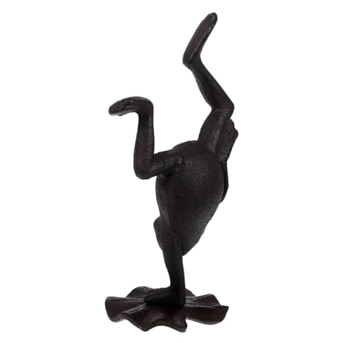 TOPPERFUN Vintage Frosch Gusseisen Ornament Miniatur Frosch Ornament...