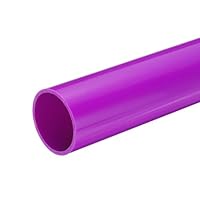 QUARKZMAN Ronde buis, stijf van pvc, 21 mm ID, 25 mm (1 inch), OD 330 mm/13 inch, lichtgrijs, zeer sterk, voor waterslangen, kunsthandwerk, ommantelingskabel