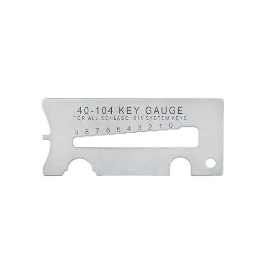 40-104 Key Pin Gauge for Schlage