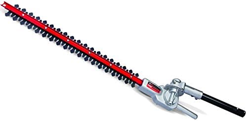 TrimmerPlus TPH720 22-Inch Dual Hedger Attachment Capable String Trimmers, Polesaws, and Powerheads-Snaps to Gas Outdoor Lawn Care Power Equipment, Black and Red