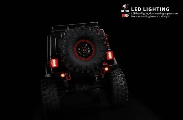 WL 104010 Blue RC Model Crawler RTR 1/10 2.4G 4WD 2CH 2.4 GHz with Light and Sound