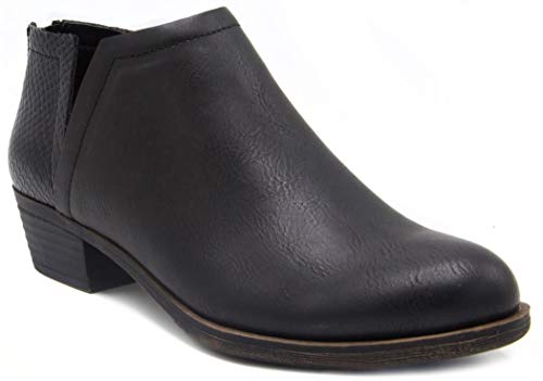 London Fog Womens Might Ankle Boot Black 8 #TOP26