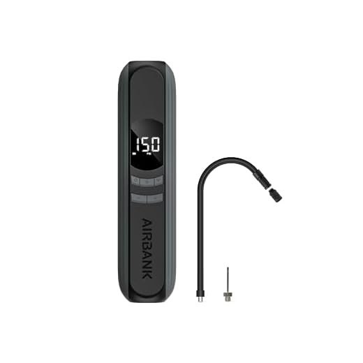 AIRBANK 150PSI Cordless Tire Inflator Portable Air Compressor, Electric Bike Pump A10 5200mAh Presta Schrader for Car Bike Motorbike Ball