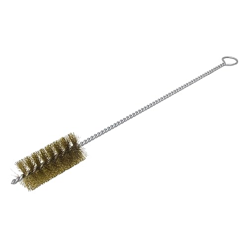 Image of Brush Research 84 Ring Handle Tube Brush, Brass, 1-5 /8 inch Diameter x 18 inch Overall Length (Pack of 1)