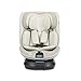 Lorelli Kindersitz drehbar 360 Grad i-Size 40-150cm mit Isofix, Mitwachsender Baby Autositz Solaris, Gruppe 0+/1/2/3, 0-12 Jahre, 0-36 kg, Auto Babysitz ab Geburt, 5-Punkt-Gurt, Beige