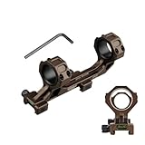 ProWildGear GEISSELE タイプ 30/ 25.4ミリメートルリングスコープマウント 一体型 光学視力 マウント 20mmレイル ピカティニー (ダークブラウン/バブルレベル) [並行輸入品]