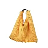 ZSLFCBD Handtasche Damen Winter Weiche Umhängetasche Luxus Tote Unterarm Taschen Große Kapazität...