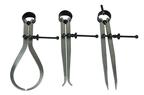 Kamasa 55752 - Juego de calibre y compás (3 piezas)