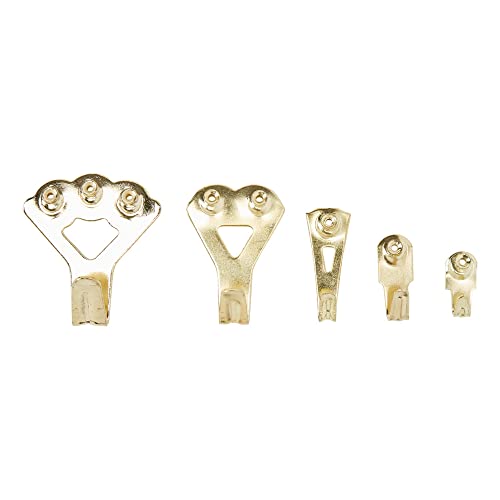 Image of National Hardware N260-404 Professional Picture Hanging Kit, Brass