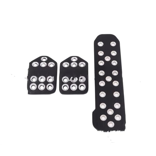 Cubiertas Pedales Coche Para Accesorios De Estilismo De Automóviles Pedales De Carreras MT Reposapiés Pedal Del Acelerador Pedal De Embrague De Freno.(MT SP-Black)