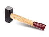 Gewicht Kopf: 1000gr 1.0kg Fäustel mit Holzstiel Schlosser-Hammer GS gepr.