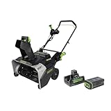 Greenworks 82V 22' Snow Thrower, 5.0Ah Battery + Dual Port Charger