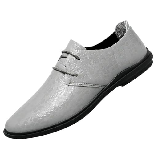 Men’s Premium Leather Oxford Lace Up Shoes Comfortable Design for Professional Office Wear