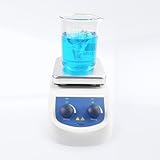 VISOSCI Magnetic Stirrer Hot Plate Max 380℃, Magnetic Hotplate Stirrer with Max Speed 2000RPM, 5L Stirring Capacity, Stirring Bar Included,Not Suitable for Accuracy and Low Temp Control