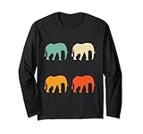 Photo Gallery vintage elephant lover retro gift for animal keeper elephant maglia a manica Photo Gallery vintage elephant lover retro gift for animal keeper elephant maglia a manica