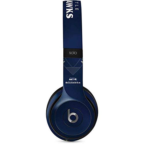 Skinit Decal Audio Skin Compatible with Beats Solo 2 Wired - Officially Licensed NFL Seattle Seahawks Team Jersey Design