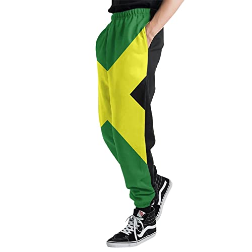 Jamaica Flag Jamaican Pride Sweatpants for Men Printed Joggers Pant Drawstring Sports Pants2