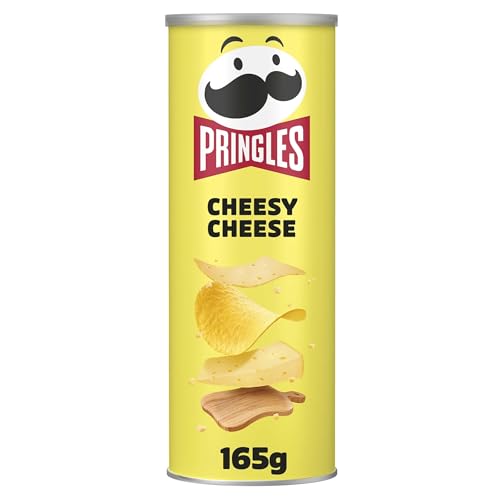 Pringles Cheesy Cheese | Aperitivo salado Sabor Queso | Tubo | 165g