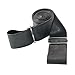 Menolana Yoga Strap Workout Band Auxiliary Equipment with Buckle Stretching Strap Resistance Band for Muscle Training Fitness Home Gym, Black